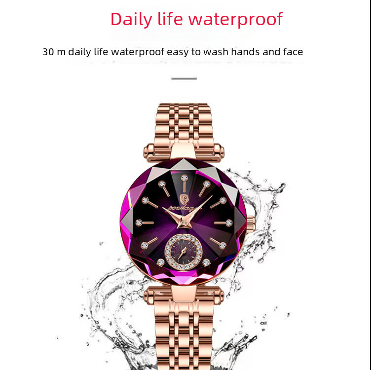 Swiss Brand Waterproof Ladies Watch Casual Ultra-thin Quartz Watch Trembles Explosions AliExpress A Generation Of Hair