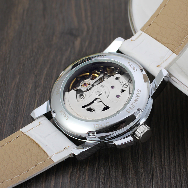 Winner Ladies Fashion Casual Small Automatic Mechanical Watch Wholesale