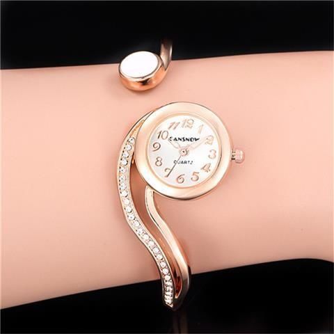 Fashion Diamond-encrusted Bracelet Watch Women's Alloy Strap Small Dial Thin Wrist Fashion Watch Women's Pointer Quartz Watch
