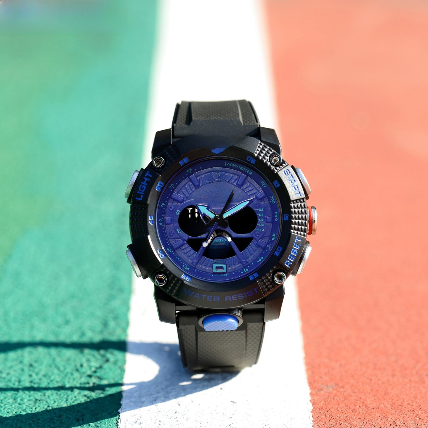 SMAEL SMAEL Casual Waterproof Watch Digital Dual Display Outdoor Sports Multifunctional Luminous Men's Watch