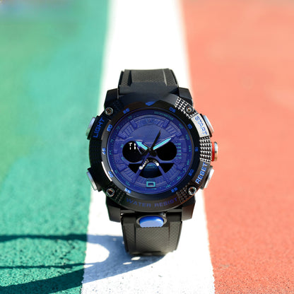 SMAEL SMAEL Casual Waterproof Watch Digital Dual Display Outdoor Sports Multifunctional Luminous Men's Watch