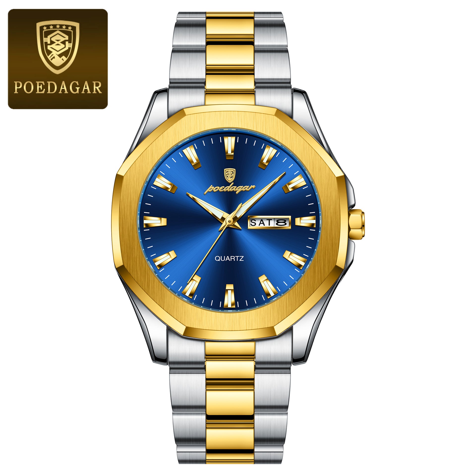 Swiss Brand Fashion New Men's Watch Waterproof Business Quartz Watch Live Foreign Trade Explosions A Generation Of Hair