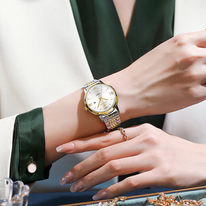 Swiss Brand New Ultra-thin Women's Watch Waterproof Luminous Luxury Watch Live Broadcast Foreign Trade Popular One-piece Delivery
