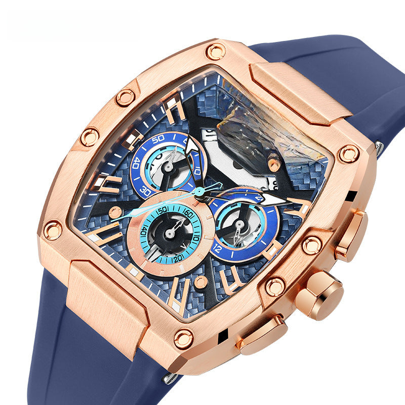 2023 New MEGIR Fashion Sports Men's Watch Cross-border Hot Amazon Waterproof Luminous Watch 8112