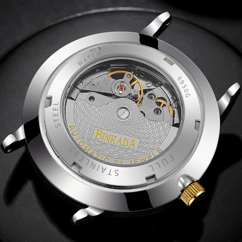 Bingada Watch Men's Automatic Waterproof Watch Live Explosions Men's Watch Multifunctional Mechanical Watch Factory Outlet