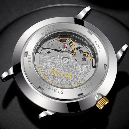 Bingada Watch Men's Automatic Waterproof Watch Live Explosions Men's Watch Multifunctional Mechanical Watch Factory Outlet
