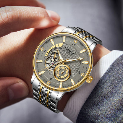 Bingada Watch Men's Automatic Waterproof Watch Live Explosions Men's Watch Multifunctional Mechanical Watch Factory Outlet