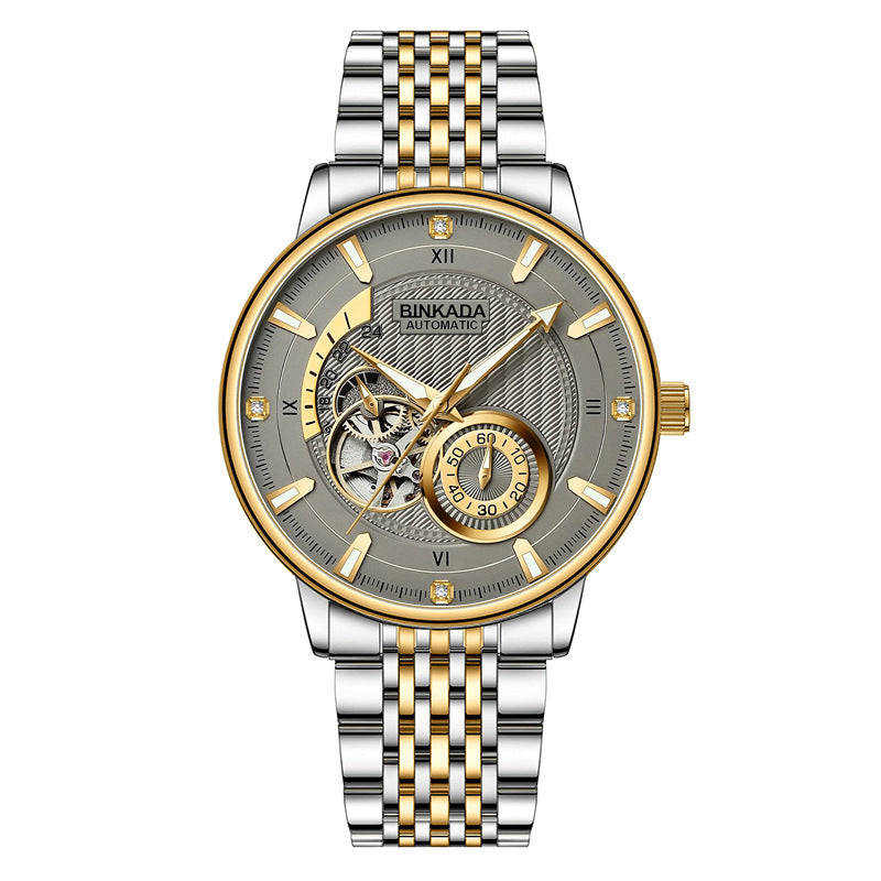 Bingada Watch Men's Automatic Waterproof Watch Live Explosions Men's Watch Multifunctional Mechanical Watch Factory Outlet