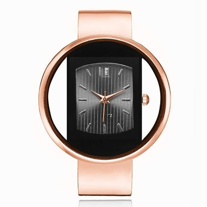 AliExpress Foreign Trade Fashion New Ladies Watch Steel Band Bracelet Korean Fashion Student Quartz Watch