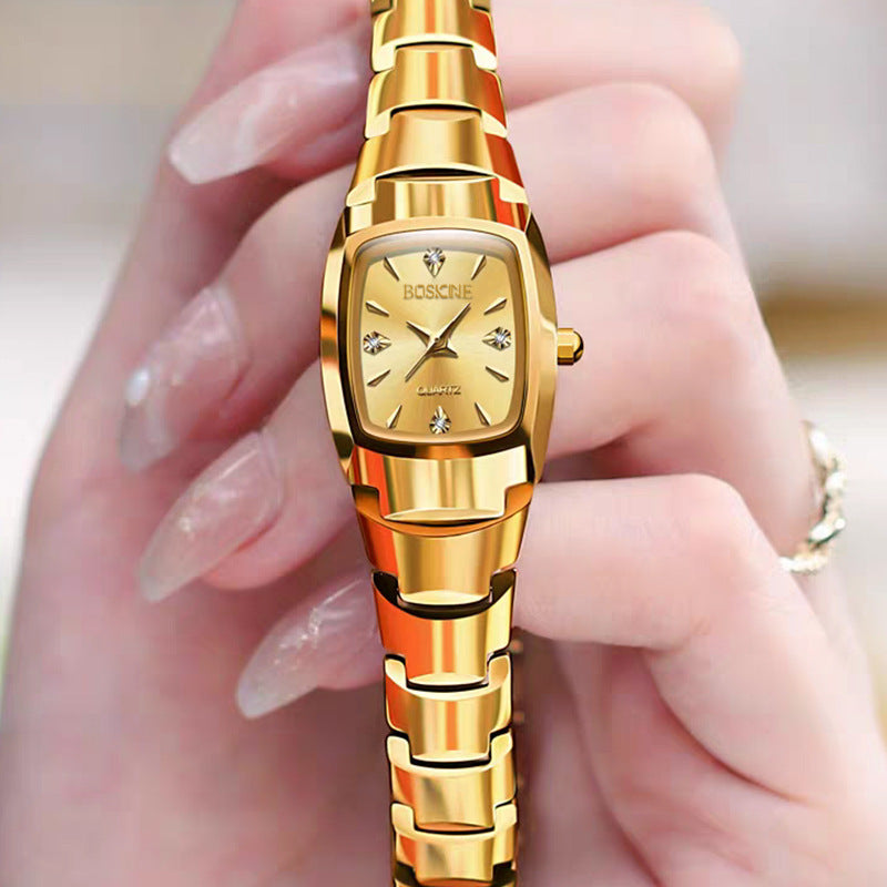New Fashion Square Watch Women Original Movement Genuine Goods Waterproof Light Luxury Elegant Gift Women Quartz Watch