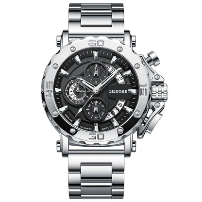 One-piece Delivery Watch Men's Wholesale Thick Luminous Waterproof Men's Watch High-end Cross-border Men's Watch Hot Quartz Watch