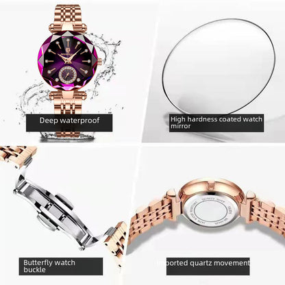 Swiss Brand Waterproof Ladies Watch Casual Ultra-thin Quartz Watch Trembles Explosions AliExpress A Generation Of Hair