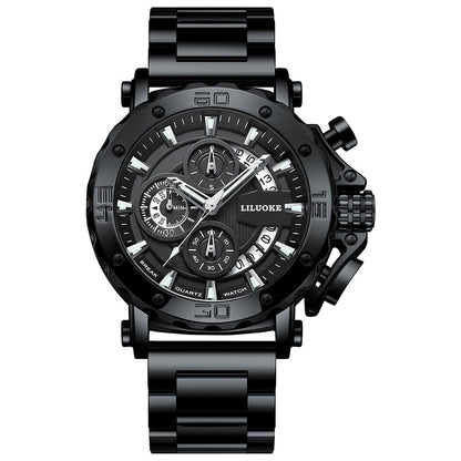 One-piece Delivery Watch Men's Wholesale Thick Luminous Waterproof Men's Watch High-end Cross-border Men's Watch Hot Quartz Watch