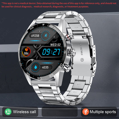 LIGE/bangwei Foreign Trade Exclusive Smart Watch Blood Pressure Heart Rate Bluetooth Multi-functional Men's Business Watch