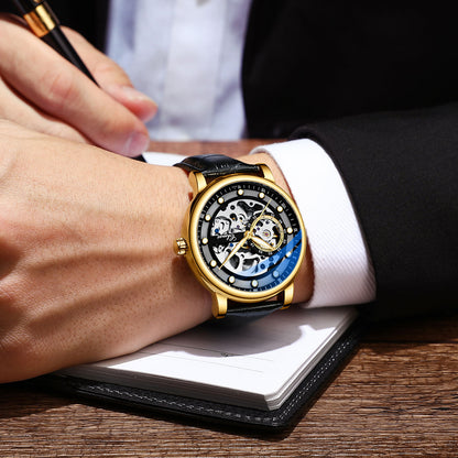 Chenxi Brand New Vibrato With The Same Business Luminous Waterproof Watch Men&#039;s Men&#039;s Hollow Automatic Mechanical Watch