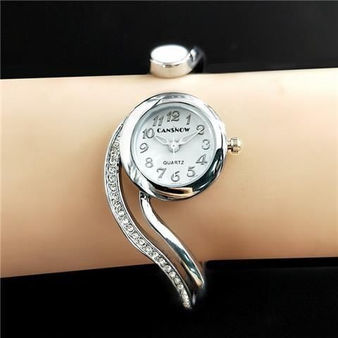 Fashion Diamond-encrusted Bracelet Watch Women's Alloy Strap Small Dial Thin Wrist Fashion Watch Women's Pointer Quartz Watch