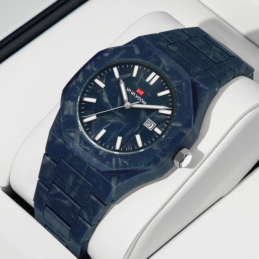 Cross-border New Quartz Watch Marble Pattern Senior Sense Calendar Waterproof Men's Watch A Generation Of Large Dial