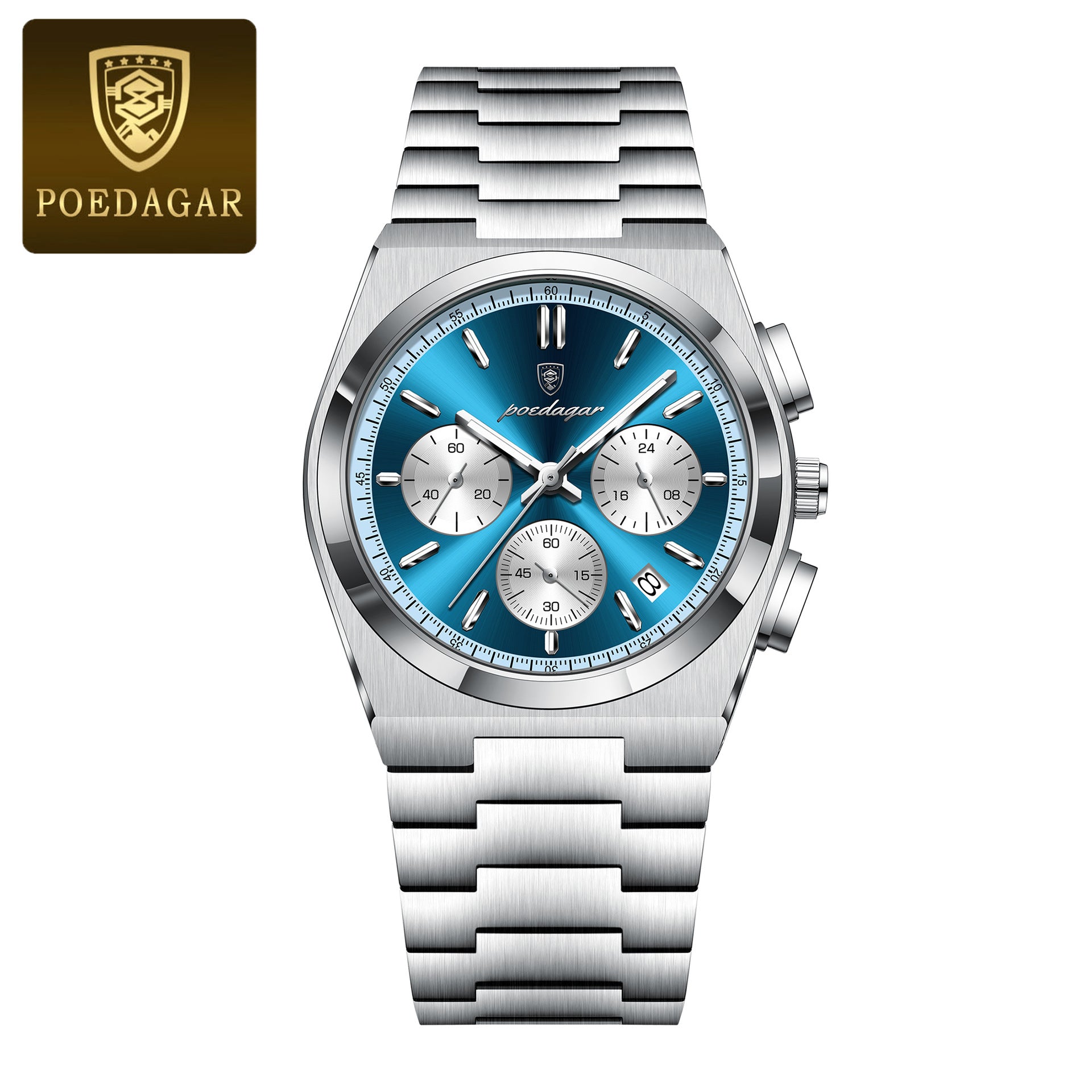 Swiss Brand Men's Watch Waterproof Multifunctional Luminous Ultra-thin Quartz Watch Live Foreign Trade Explosions A Generation Of Hair