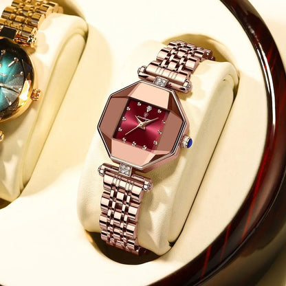 Swiss Brand Waterproof Ultra-thin Women's Quartz Watch Casual Fashion Watch Live Broadcast Foreign Trade Popular One-piece Delivery