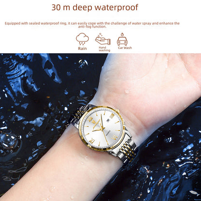 Swiss Brand New Ultra-thin Women's Watch Waterproof Luminous Luxury Watch Live Broadcast Foreign Trade Popular One-piece Delivery