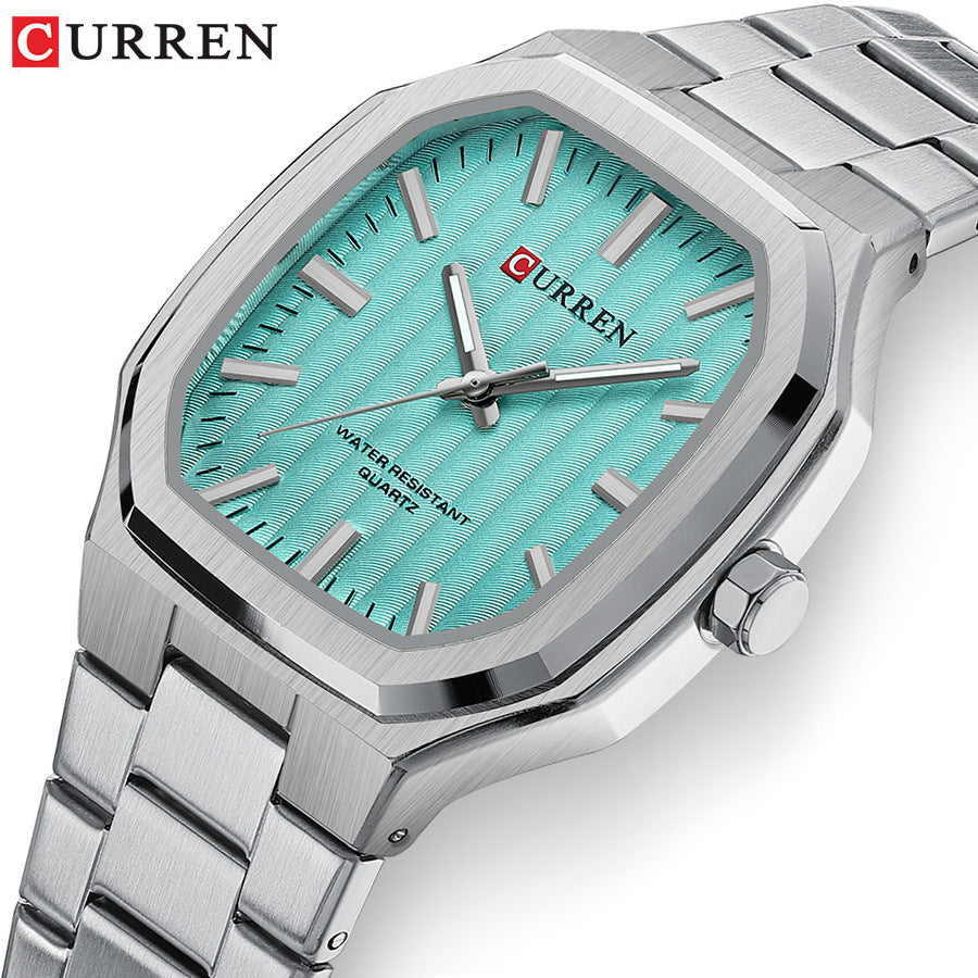 Curren 8458 Men's Watch Fashion Steel Strap Watch Business Men's Watch Quartz Watch Foreign Trade Watch