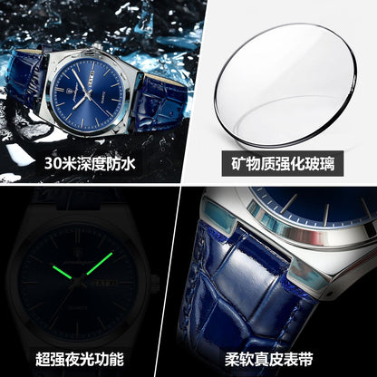 Swiss Brand New Ultra-thin Men's Watch Waterproof Casual Quartz Watch Live Foreign Trade Explosions A Generation Of Hair