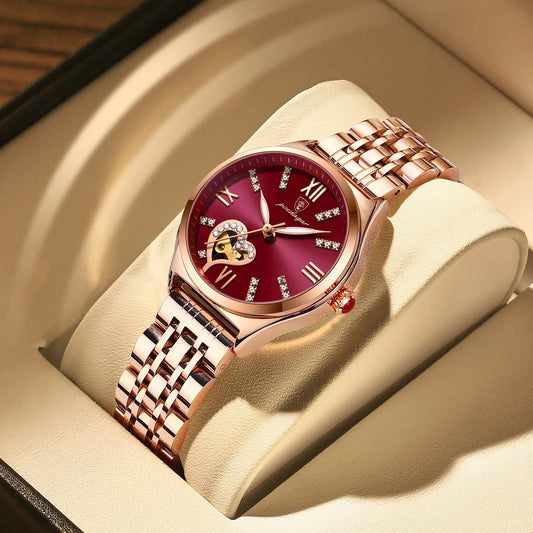 Boda Eggplant New Waterproof Luminous Women's Watch Female Student Korean Calendar Watch TikTok Popular One-piece Delivery