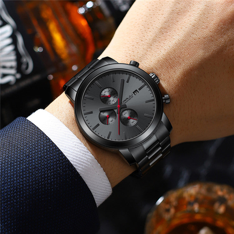 CRRJU/Kajun 2287s Men's Watch Casual Business Fashion Personalized Watch Men's Watch Student Watch Simple Day