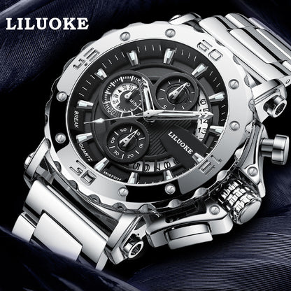 One-piece Delivery Watch Men's Wholesale Thick Luminous Waterproof Men's Watch High-end Cross-border Men's Watch Hot Quartz Watch