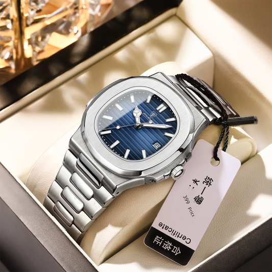 Swiss Brand New Waterproof Ultra-thin Men's Watch Calendar Quartz Watch